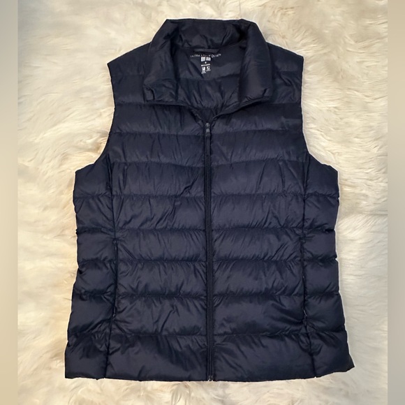 Uniqlo Jackets & Blazers - Uniqlo Ultra Light Down Vest Puffer Navy Blue M
